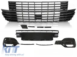 image-36-GRILLE W/BUMPER ELEMENT GLOSSY BLACK fits VW T6.1 20-