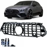 image-37-Sport radiator grille black gloss for Mercedes A-Class W177 V177 from 2022