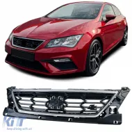 image-40-Sport upgrade grille with chrome frame for Seat Leon 5F model FR 2017-2020