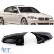 image-47-Replacement mirror caps gloss black fits for BMW F10 F11 F06 F012 F13 F01 F02