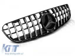 image-52-GRILLE SPORT GLOSSY BLACK CHROME fits MERCEDES GLC W253 15-18