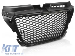 image-55-GRILLE SPORT GLOSSY BLACK PDC fits AUDI A3 08-12