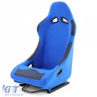 image-22-Sports seat bucket seat Race1 with runners fabric blue