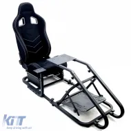 image-77-Sim Rig 1 with seat cockpit frame racing simulator for Esports PS5 Xbox PC