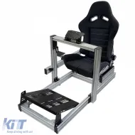 image-24-Tenzo-R Alu Sim Rig 2 Cockpit with Bucket Seat Racing Simulator