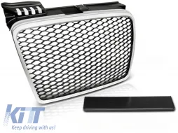 image-10-GRILLE SPORT SILVER fits AUDI A4 (B7) 11.04-03.08