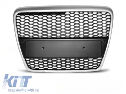 image-11-GRILLE SPORT SILVER fits AUDI A6 (C6) 04.04-08