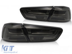 image-20-LED TAIL LIGHTS SMOKE fits MITSUBISHI LANCER 8 SEDAN 08-16 / LANCER EVOLUTION X 07-16