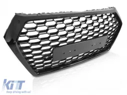 image-23-GRILLE SPORT STYLE GLOSSY BLACK PDC fits AUDI Q5 FY 16-20