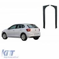 image-24-Rear Spoilers Right & Left suitable for VW Polo AW 18+ Piano Black Standard Version 2 Pcs From Abs Plastic