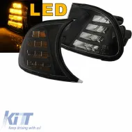 image-7-Front Indicators suitable for BMW 3 E46 Coupe/Cabrio 99-01 with Clip LED Black 2 pcs Eagle Eyes