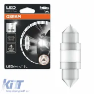image-24-Led Bulb Festoon 29mm C5W SV8.5-8 12volt 1 watt 6000k Osram 6438DWΡ-01Β 1pc