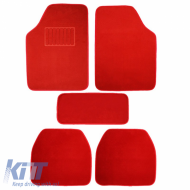 image-45-Universal Car Carpets Luxury Red 5 Pcs