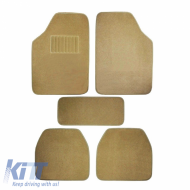 image-2-Universal Car Carpets Luxury Beige 5 Pcs