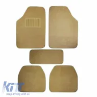 image-1-Universal Car Carpets Luxury Beige 5 Pcs