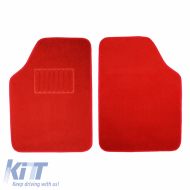 image-5-Universal Car Carpets Luxury Red 2 Pcs