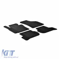 image-23-Rubber Car Mats Gledring 0311 suitable for Seat Leon 1P 2005-2013 / Cupra Black 4 Pieces