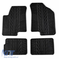 image-33-Rubber Car Mats Gledring 0233 suitable for Kia Soul 2009-2014 Black 4 Pieces
