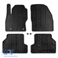 image-40-Rubber Car Mats Gledring 0281 suitable for Ford Focus 2004-2011 Black 4 Pieces