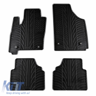 image-45-Rubber Car Mats Gledring 0082 suitable for Opel Meriva 2003-2010 Black 4 Pieces