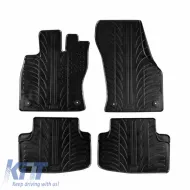 image-1-Rubber Car Mats Gledring 0076 suitable for VW Golf Sportvan 2014- / Audi A3 8V Sportback / Limousine 2013-2020 Black 4 Pieces