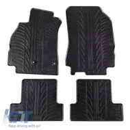 image-8-Rubber Car Mats Gledring 0047 suitable for Renault Megane III 2008-2016 / Megane III Coupe 2008-2015 / Modif 2015 - Black 4 Pieces