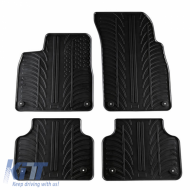 image-19-Rubber Car Mats Gledring 0251 suitable for Audi Q7 4M 2015- / Audi Q8 4M 2018- Black 4 Pieces