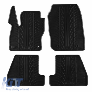 image-23-Rubber Car Mats Gledring 0286 suitable for Ford Focus 2011-2015 Hatchback / Caravan Black 4 Pieces