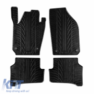 image-25-Rubber Car Mats Gledring 0473 suitable for Skoda Fabia 2014- Black 4 Pieces