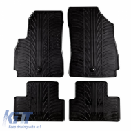 image-7-Rubber Car Mats Gledring 0186 suitable for Chevrolet Orlando 2010- Black 4 Pieces