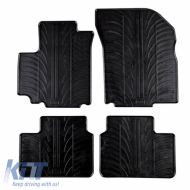 image-29-Rubber Car Mats Gledring 0146 suitable for Fiat Sedici 2007-2014 / Suzuki SX-4 2006-2013 Black 4 Pieces