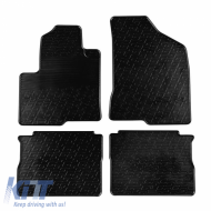 image-45-Rubber Car Mats Gledring 0194 suitable for Hyundai Santa FE 2005-2012 Black 4 Pieces