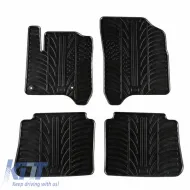 image-14-Rubber Car Mats Gledring 0122 suitable for Citroen C3 Picasso 2009-2017 Black 4 Pieces