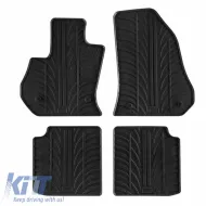 image-1-Rubber Car Mats Gledring 0145 suitable for Fiat 500L 2012- Black 4 Pieces