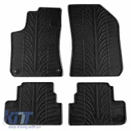 image-10-Rubber Car Mats Gledring 0160 suitable for Peugeot 308 2013- Black 4 Pieces