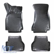 image-15-Car Mats 3D from Rubber TPE suitable for Audi A4 B8 Sedan 2008-2015 / A4 B9 Sedan 2016- / A5 2007-2015 Rizline 4 Pcs Black