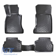 image-18-Car Mats 3D From Rubber TPE Suitable for BMW Series 5 E39 1999-2003 / E60 2004-2009 / F10 2009-2013 Rizline 4 Pcs Black