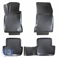 image-26-Car Mats 3D From Rubber TPE Suitable for Mercedes W176/W177/B-CLASS W246/CLA/GLA Rizline 4 Pcs Black