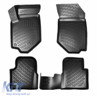 image-43-Car Mats 3D From Rubber TPE Suitable for Opel Corsa F 19+, Mokka 19+ / Peugeot 208 19+, 2008 19+ Rizline 4 Pcs Black
