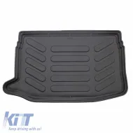 image-12-Trunk Mat 3D from Rubber TPE suitable for VW Polo 6R 2009-2017 Black Rizline Upper Part