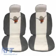 image-21-Semi Front Seat Covers Yosemite Sam Gray-White 4 Pieces 2749-36