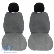 image-1-Seat Front Cushions Towel Super Fresh Grey 2 Pieces