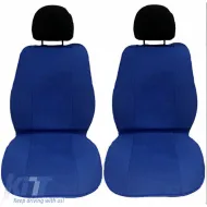 image-3-Seat Front Cushions Towel Super Fresh Blue 2 Pieces