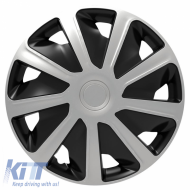 image-20-Wheel Covers 16'' Craft 105124 Silver-Black CBX 4 Pieces