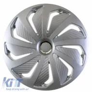 image-59-Wheel Covers 13'' Wind 106732 Silver With Chromium Ring RC CBX 4 Pieces