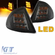 image-8-Front Indicators suitable for BMW 3 E46 99-01 Sedan/Touring Black/Clear LED 2 pcs Eagle Eyes