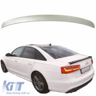 image-3-Trunk Spoiler suitable for Audi A6 C7 11-18 Abt Look From Abs Plastic