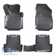 image-1-Car Mats 3D From Rubber TPE Suitable for Renault Clio 4 12-19 Rizline 4 Pcs Black