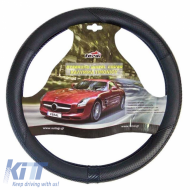 image-71-Steering Wheel Cover PVC X-Treme Sport Black Medium 38cm