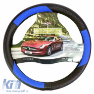 image-39-Steering Wheel Cover PVC X-Treme Sport Black-Blue Medium 38cm